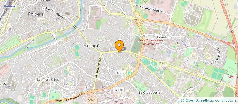 localisation de l'entreprise MADAME HELENE ARNAUD à POITIERS
