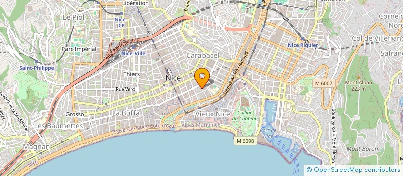 localisation de l'entreprise MADAME HELENE ARNULF  NICE