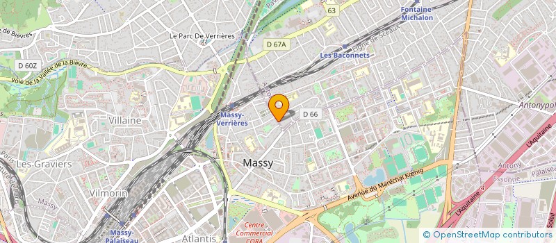 localisation de l'entreprise MADAME HELENE ARPAGAUS à MASSY