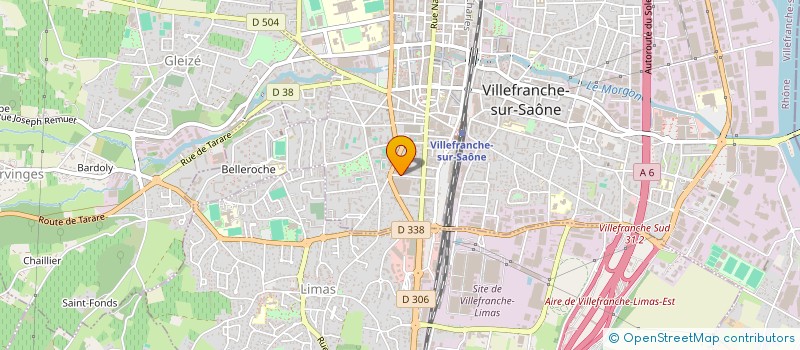 localisation de l'entreprise MADAME HELENE ARRAGAIN à VILLEFRANCHE-SUR-SAONE