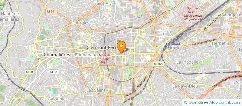 localisation de l'entreprise MADAME HELENE ASENSI  CLERMONT-FERRAND