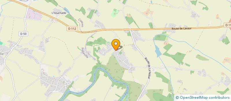 localisation de l'entreprise MADAME HELENE ASSEMAT  SAIX