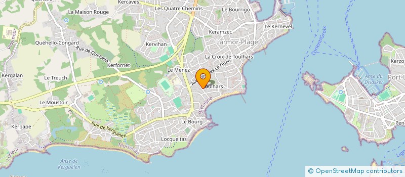 localisation de l'entreprise MADAME HELENE AUDIC  LARMOR-PLAGE