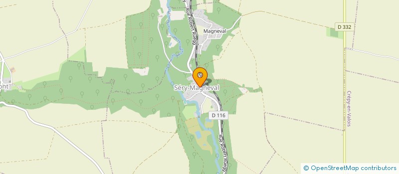 localisation de l'entreprise MADAME HELENE AUDIGIER  SERY-MAGNEVAL