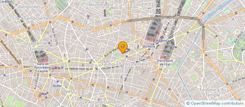 localisation de l'entreprise MADAME HELENE AUDREY RANCON  PARIS