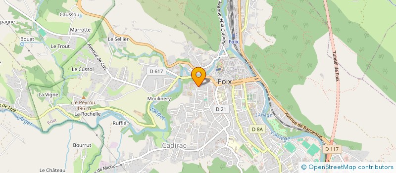 localisation de l'entreprise MADAME HELENE AUTHIER à FOIX