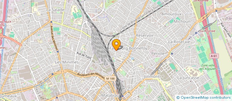 localisation de l'entreprise MADAME HELENE AUZERIC à TOULOUSE