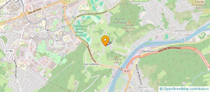localisation de l'entreprise MADAME HELENE AVOCAT à BESANCON
