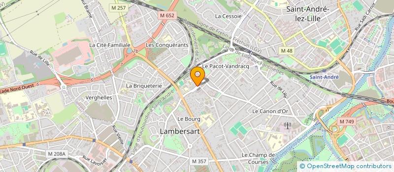 localisation de l'entreprise MADAME HELENE AVYN à LAMBERSART