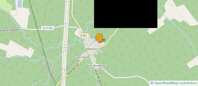 localisation de l'entreprise MADAME HELENE BABIN  CABANAC-ET-VILLAGRAINS