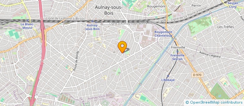 localisation de l'entreprise MADAME HELENE BABOUOT  AULNAY-SOUS-BOIS