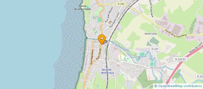 localisation de l'entreprise MADAME HELENE BACQUET à WIMEREUX