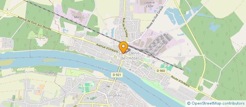 localisation de l'entreprise MADAME HELENE BADURINA à SAINT-DENIS-DE-L'HOTEL