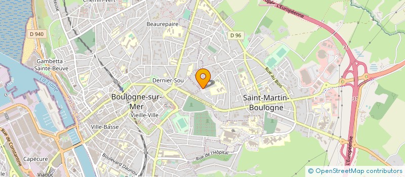 localisation de l'entreprise MADAME HELENE BAERT  SAINT-MARTIN-BOULOGNE