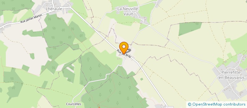 localisation de l'entreprise MADAME HELENE BAERT  NEUFCHATEL-HARDELOT