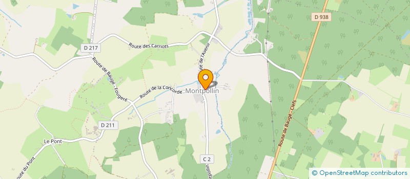 localisation de l'entreprise MADAME HELENE BAGUENIER DESORMEAUX  BAUGE-EN-ANJOU