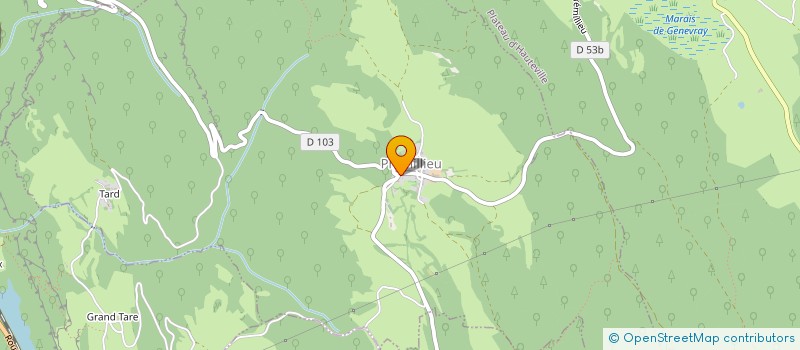 localisation de l'entreprise MADAME HELENE BAJON  PREMILLIEU