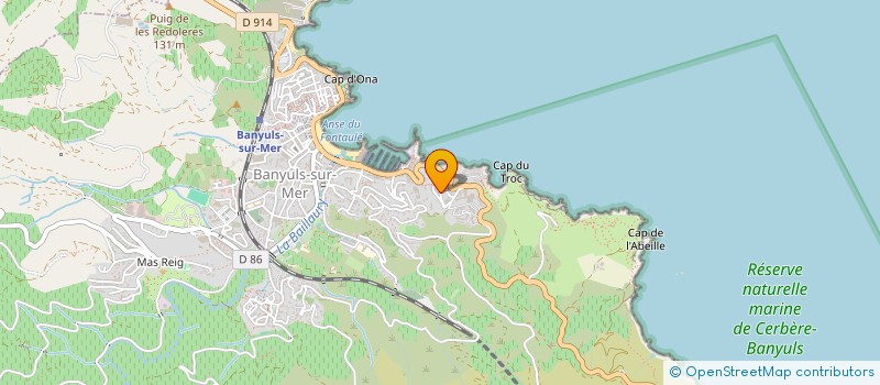 localisation de l'entreprise MADAME HELENE BANCOURT  BANYULS-SUR-MER