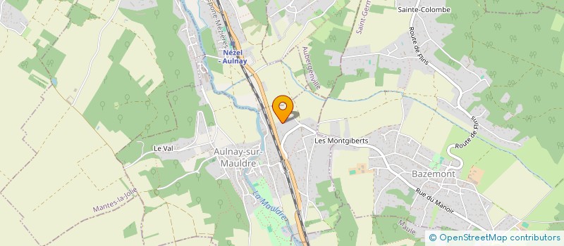 localisation de l'entreprise MADAME HELENE BARAS  AULNAY-SUR-MAULDRE