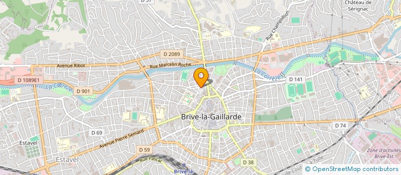 localisation de l'entreprise MADAME HELENE BARBARA à BRIVE-LA-GAILLARDE