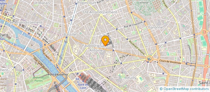 localisation de l'entreprise MADAME HELENE BARBRY  PARIS