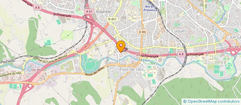 localisation de l'entreprise MADAME HELENE BARREAU à AIX-EN-PROVENCE