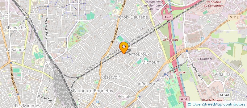 localisation de l'entreprise MADAME HELENE BARROSO  TOULOUSE
