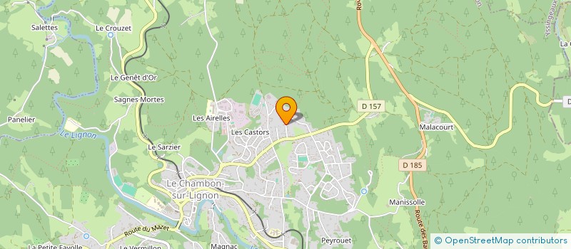 localisation de l'entreprise MADAME HELENE BARRUIT  LE CHAMBON-SUR-LIGNON