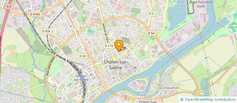 localisation de l'entreprise MADAME HELENE BARTHELEMY à CHALON-SUR-SAONE
