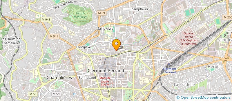 localisation de l'entreprise MADAME HELENE BASILE  CLERMONT-FERRAND