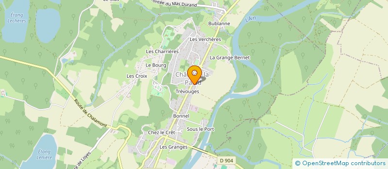 localisation de l'entreprise MADAME HELENE BASSET à CHATILLON-LA-PALUD