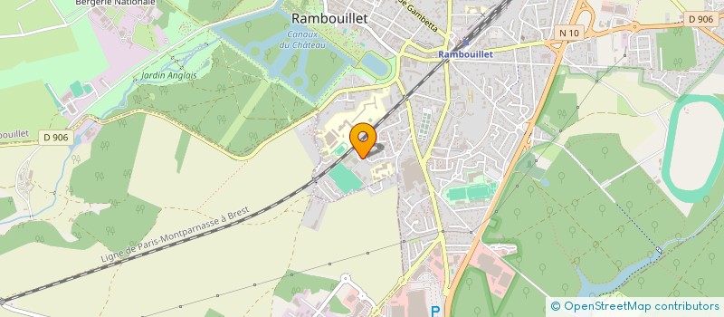localisation de l'entreprise MADAME HELENE BAUDOUIN à RAMBOUILLET