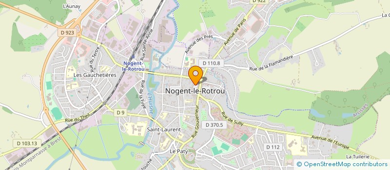 localisation de l'entreprise MADAME HELENE BAUDRY à NOGENT-LE-ROTROU