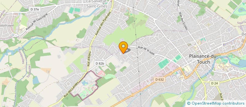 localisation de l'entreprise MADAME HELENE BAUVERT  PLAISANCE-DU-TOUCH