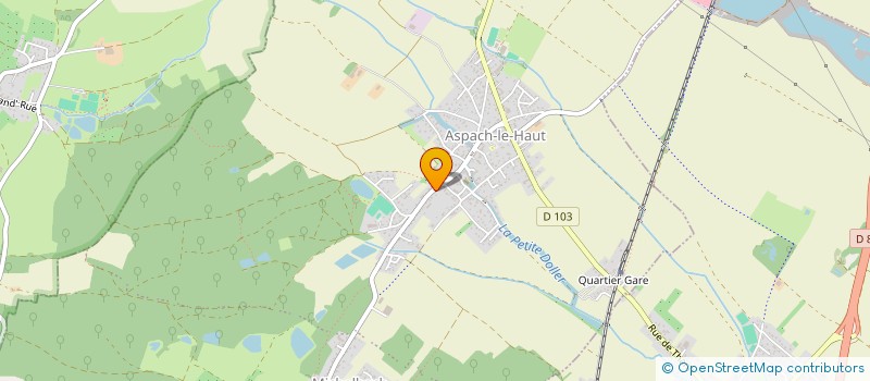 localisation de l'entreprise MADAME HELENE BAY  ASPACH-MICHELBACH