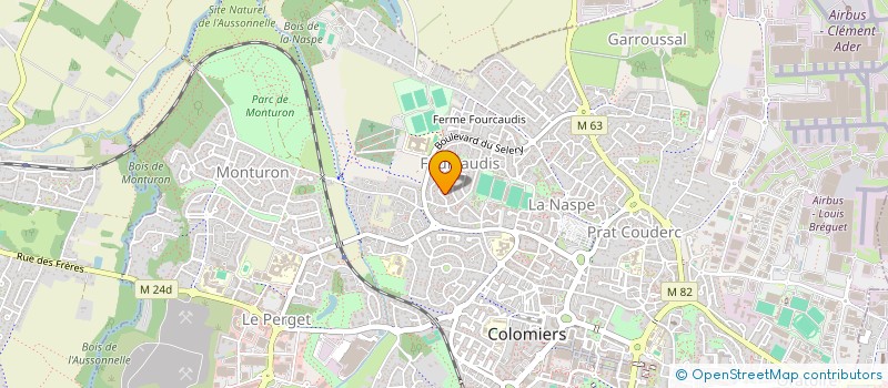 localisation de l'entreprise MADAME HELENE BAYLAUCQ à COLOMIERS