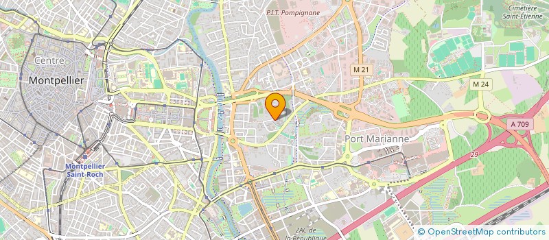 localisation de l'entreprise MADAME HELENE BAYOL à MONTPELLIER