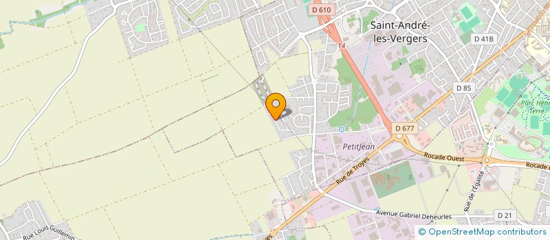 localisation de l'entreprise MADAME HELENE BEAU à SAINT-ANDRE-LES-VERGERS