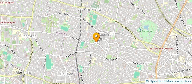 localisation de l'entreprise MADAME HELENE BEAUPERE  BORDEAUX