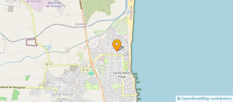 localisation de l'entreprise MADAME HELENE BECQ  SAINTE-MARIE-LA-MER