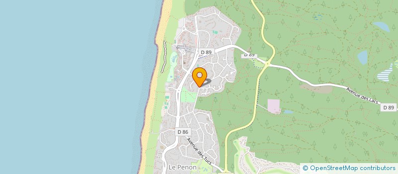 localisation de l'entreprise MADAME HELENE BEDECARRAX  SEIGNOSSE