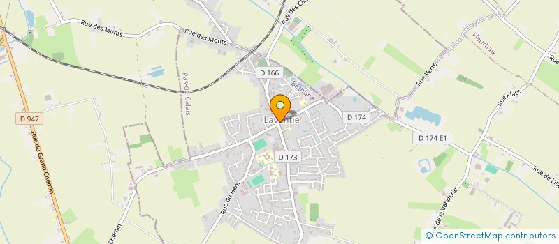 localisation de l'entreprise MADAME HELENE BEHAEGEL  LAVENTIE