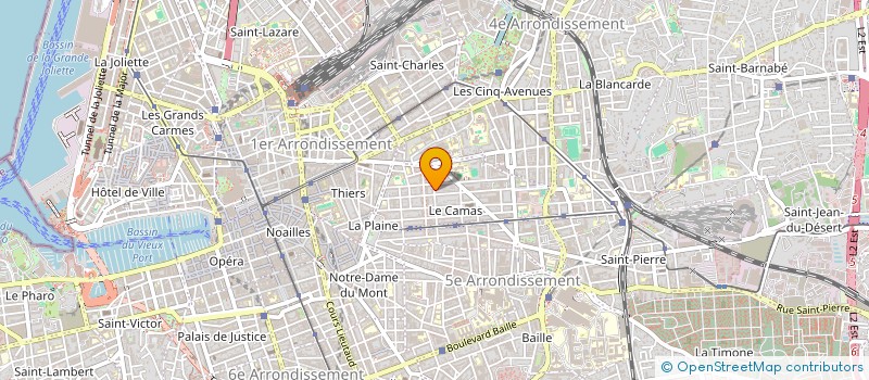 localisation de l'entreprise MADAME HELENE BELLENGER à MARSEILLE