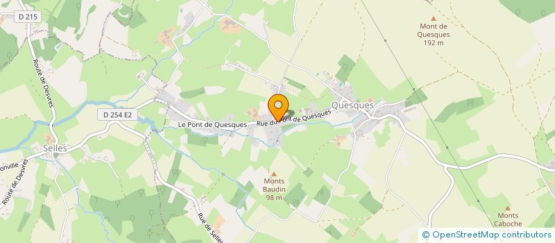 localisation de l'entreprise MADAME HELENE BELLENGUEZ  QUESQUES