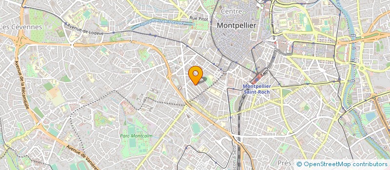 localisation de l'entreprise MADAME HELENE BELLET à MONTPELLIER