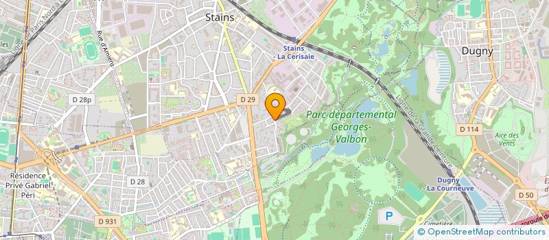 localisation de l'entreprise MADAME HELENE BELLOT à STAINS