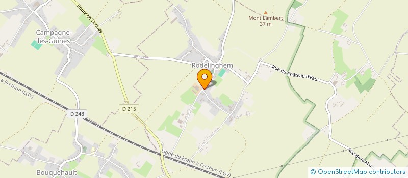 localisation de l'entreprise MADAME HELENE BEN  RECLINGHEM