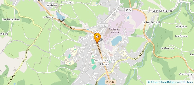 localisation de l'entreprise MADAME HELENE BEN SADOUN  SAINT-ELOY-LES-MINES