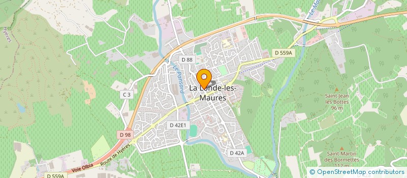 localisation de l'entreprise MADAME HELENE BENEDETTO à LA LONDE-LES-MAURES