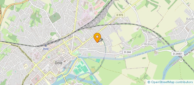 localisation de l'entreprise MADAME HELENE BENHAMICHE à DOLE